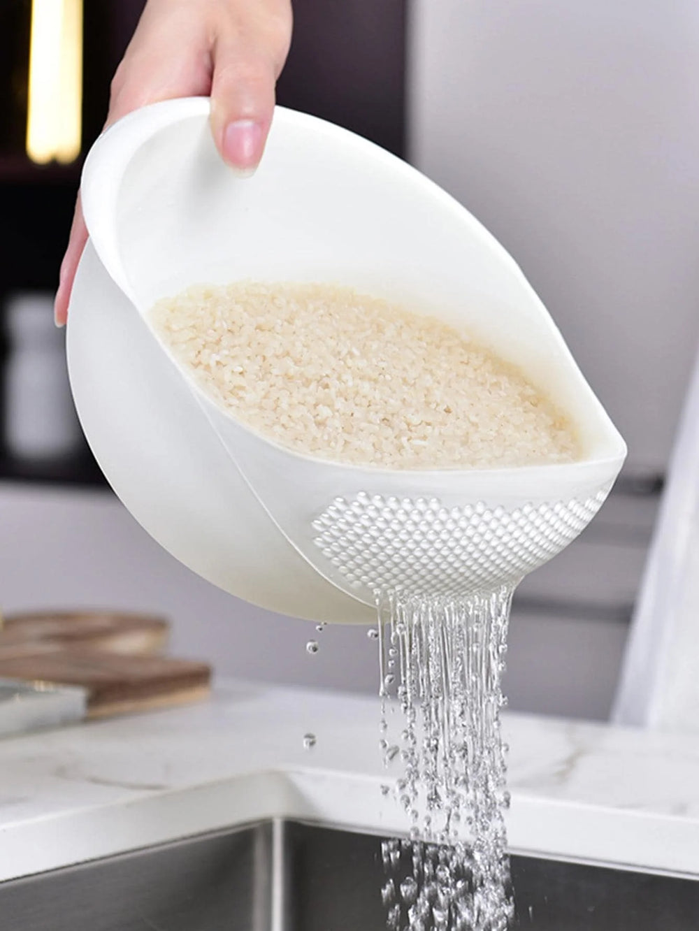 Basket Fruit Bowl Washing Drain Basket