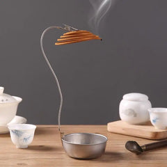 Portable Mosquito Coil Clip | Double Ended Incense Stand Holder close-up view