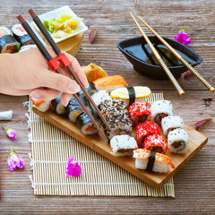 Reusable Training Chopsticks Helpers 6 PCS Adult Beginner Trainer close-up view