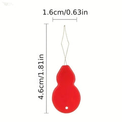 Plastic Needle Thread - Easy Threading For Hand Sewing, Handmade, Knitted, Quilted, Au close-up view