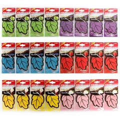 3-60pcs Car Air Freshener Natural Scented Tea Paper Auto Hanging Vanilla Perfume Fragran detail view