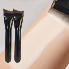 Upgraded Crescent Design Foundation Makeup Brush Ultra-thin Smooth Application Liquid Ma detail view