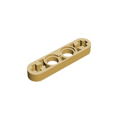 Gobricks GDS-690 Technical Liftarm Thin 1 x 4 with Axle Holes | Compatible Building Bl close-up view