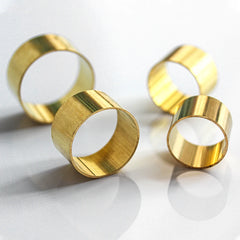 Brass Ferrules Hoop Ring Sleeve | Copper Alloy Connector for Home DIY detail view
