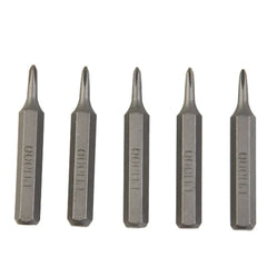 5pcs Cross Screwdriver Bit Set Magnetic Phillips Bits PH0000 to PH2 | 4mm Hex Shank Prec detail view