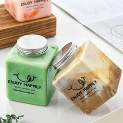 Plastic Disposable Square Plastic Bottle 500ML 650ML Juice Beverage Milk Tea Yogurt Container Leakpr