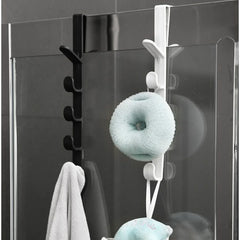 Home Organizer Rack Hook Behind the Door Clothes Coat Hat Towel Hanger Bedroom Bathroo close-up view