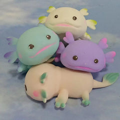 Axolotl Squeeze Ball Cute Fish Relax Cartoon Antistress Squishy Stress Relief Slow Ri alternate view