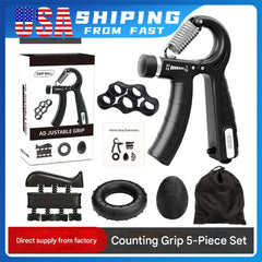 5 Pack Finger Trainer Grip | Hand Grips Strength Device for Men and Women