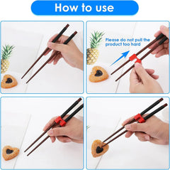 Reusable Training Chopsticks Helpers 6 PCS Adult Beginner Trainer detail view
