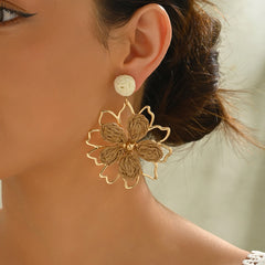 Bohemian Flower Drop Earrings | Handmade Summer Jewelry for Women