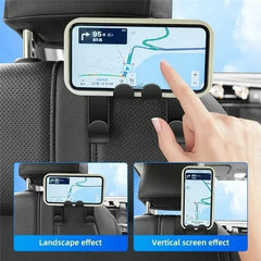 Car Seat Back Hook Phone Holder close-up view