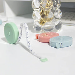 1/3/5PCS Portable Double-sided Tape Measure Retractable Mini Tape Measure for Weight Los detail view