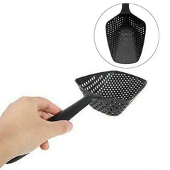 Creative Cooking Shovels Food Strainer Scoop Drain Gadgets Large Colander Soup Filter close-up view