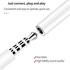 Lightning to 3.5mm Headphone Adapter – Aux Audio Jack Splitter for iPhone 13/12/11/10/9/ detail view