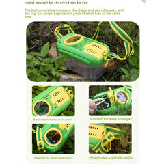 Insect Observation Box,Animal Capture Collector Exploration,Magnifier Multifunctional Ou detail view