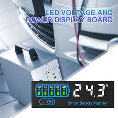 LED Voltage and Battery Capacity Display Board | DC 7-55V Universal Smart Battery Charge Indicator w