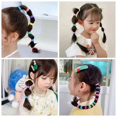 Scrunchie Rubber Band Kid Hair for Girls Ponytail Hold detail view