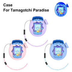 Silicone Cover with Thumb Grips and Lanyard | Soft Full Body Case for Tamagotchi Parad close-up view