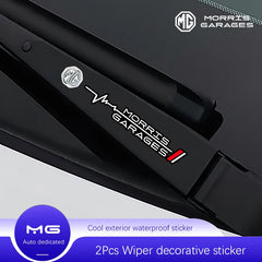 2Pcs Car Wiper Sticker Set | Waterproof PU Decals for MG Models