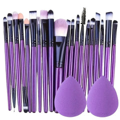 20pcs Eye Makeup Brush Set Portable Soft Makeup Brushes Beauty Tools Foundation Eyeshadow Eyeliner B