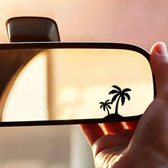 palm tree Decal Waterproof Sticker Car Rearview Mirror Windshield Side Window Sun Vis alternate view