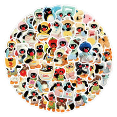 105-Piece Graffiti Stickers for Skateboard, Laptop, Water Bottle | Anime & Street Art alternate view