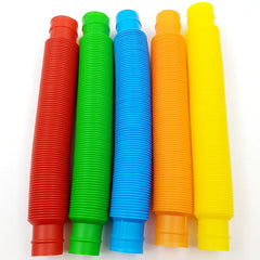 4 Pack Pop Tube Sensory Fidget Toys Random Colors
