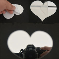 10Pcs Acrylic Love Heart Wall Stickers | Mirror 3D Decals for Home Decor detail view