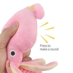 Dog toys cat toys sound-emitting cotton rope octopus chew toys alternate view