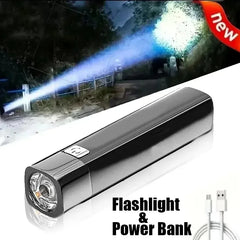 Mini Outdoor Lighting Power Bank Flashlight | 2-in-1 Ultra Bright G3 Tactical LED Fla alternate view