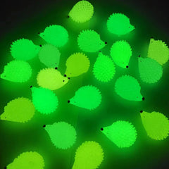 5/10PCS Luminous Mini Resin Hedgehogs Figures Glow in The Dark Tiny Resin Hedgehogsfor D detail view