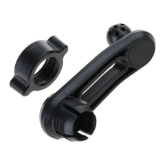 Car Phone Holder 17mm Round Mount Splitter Adapter Durable Plastic Phone Stand Extension detail view