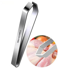 1pcs Stainless Steel Fish Bone Tweezers Seafood Tools Pincer Clip Puller Remover Tongs Fish Bone Plucking Clamp Kitchen Gadgets