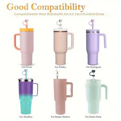 6/12pcs Stanley Straw Cap, 0.4 Inch Stanley Silicone Straw Cap Accessory, Dustproof Stra detail view