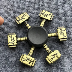 Bronze Metal Alloy Fidget Spinner | R188 Mute Bearing Hand Spinner for Stress Relief close-up view