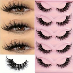 Cat Eye False Eyelashes 5 Pairs