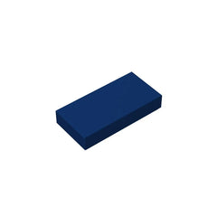 Gobricks GDS-566 Tile 1 x 2 with Groove | Compatible Building Block close-up view