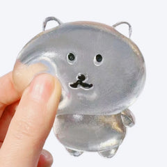 Self-Deprecating Bear Squeeze Toy | Kawaii Fidget Stress Relief Gift alternate view
