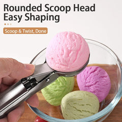 Stainless Steel Ice Cream Spoon Multifunctional Spoon for Ice Cream Dual-Purpose Scoo alternate view