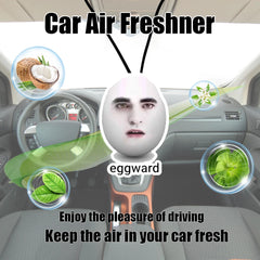 Unique Eggward Egg - Faced Air Freshener: Bringing a Novel and Fresh Experience to Yo alternate view