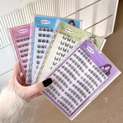 Gege Bear Glue-Free DIY False Eyelashes | Long, Thick & Natural Solar System Lashes detail view