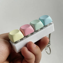 Finger Keyboard Push Pop Game | Stress Relief Desk Toy detail view