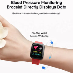 116Plus Smart Watch for Men Women Kids Gift Message Remind Music Control Sport Step Ca close-up view