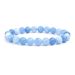 Natural Stone Beads Bracelet For Women Men Amethysts Crystal Quartzs Aquamarines Jades J detail view