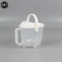 Portable Plastic Cleaning Rice Bean Sieve Hands-free Kitchen Rice Cleaning Tool close-up view