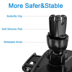 Air Vent Clip for Car Phone Holder with 17mm Joint Ball close-up view