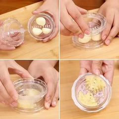 Kitchen Gadgets Accessories Multifunctional Garlic Press Manual Garlic Press Meat Grin close-up view
