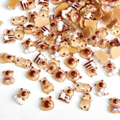 50Pcs Cartoon Cute Resin Capybara Nail Charms Creative Hamster Animal Nail Art Decora alternate view
