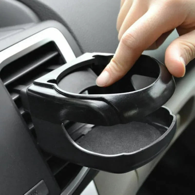 Car Air Vent Drink Holder Black